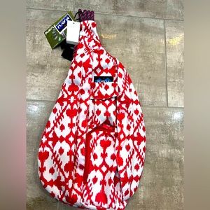 KAVU Rope Sling bag color Pink Blot
